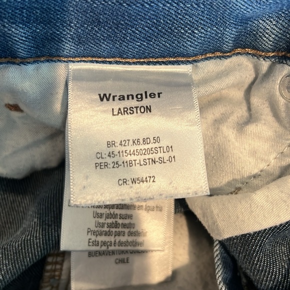Wrangler Larson Slim Low Rise Distressed Jeans - Picture 5 of 6